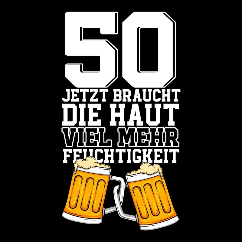 50. Geburtstag Bierglas Bier