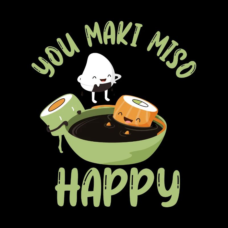 Conception drôle de sushi disant