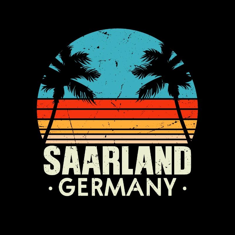 Saarland Retro Vintage Design