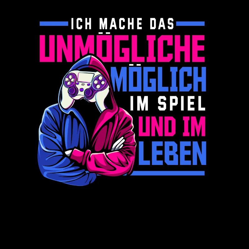 Cooles Gaming Zocker Spruch Design