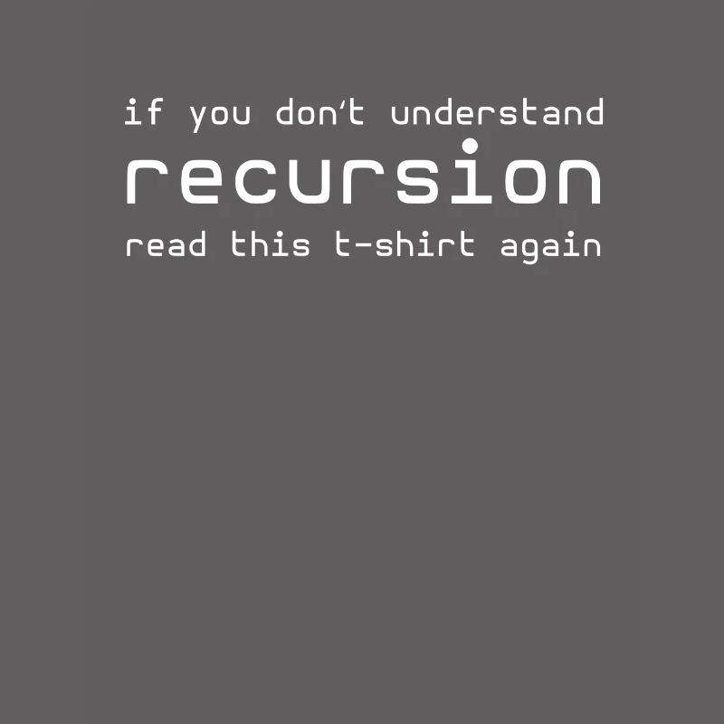 recursion developer programmer html c php phyt