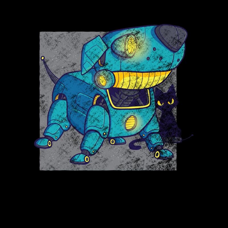 Retro robot dog