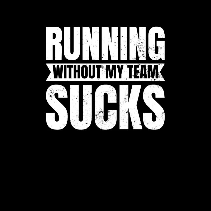 Courir de sucer sans mon cadeau d'équipe