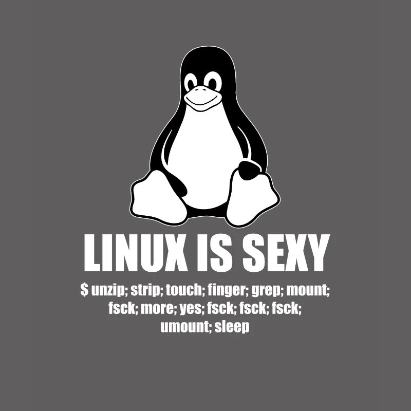 Linux Root SUDO Unix Shell Sexy lustiges Geschenk