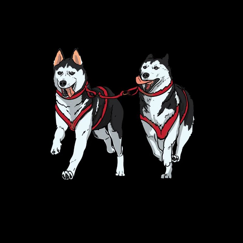 Siberian Husky Husky Pull Dog Gift