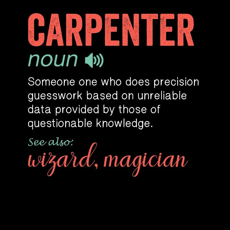 Noun Definition Nutrition for a Carpenter