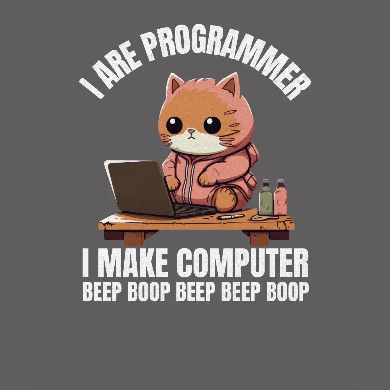 Ich bin Programmierer. Ich mache Computer Beep