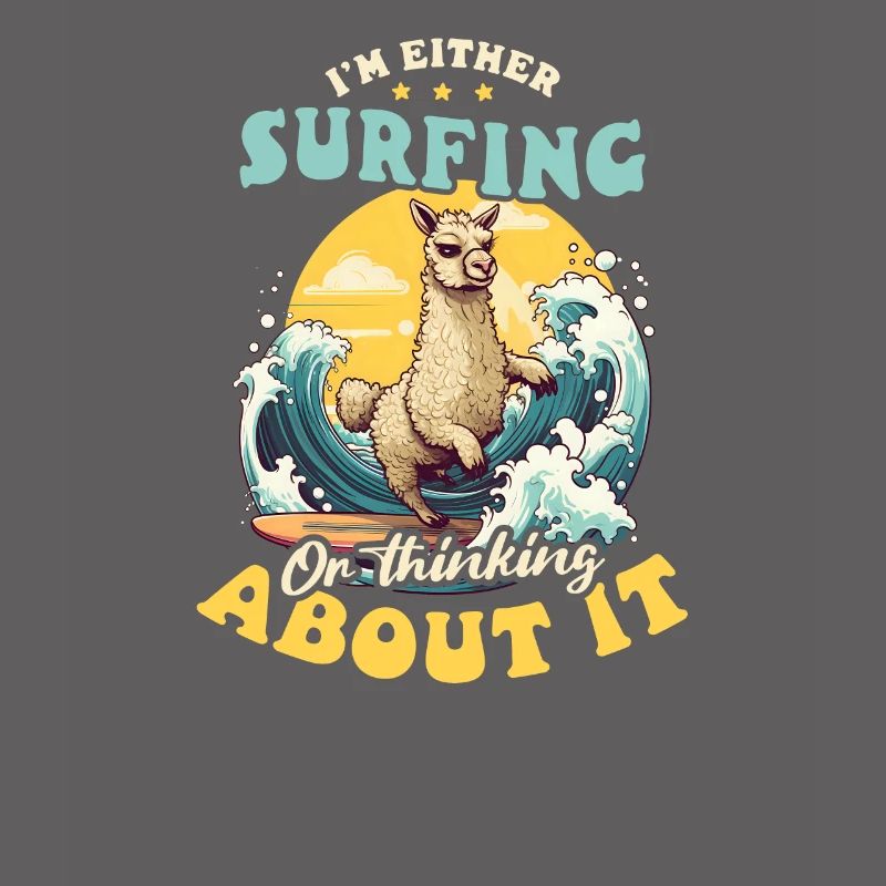 Surfer Surfen oder denken Sie darüber nach