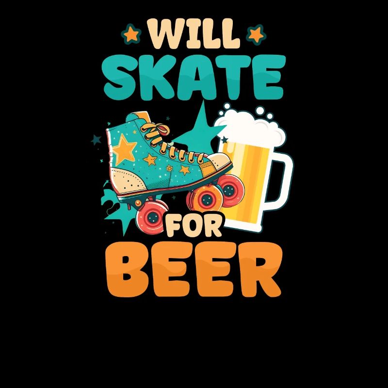 Roller Derby Skate für Bier