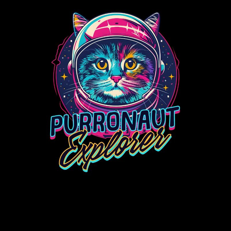 Chat Astronaute Purronaute Explorer