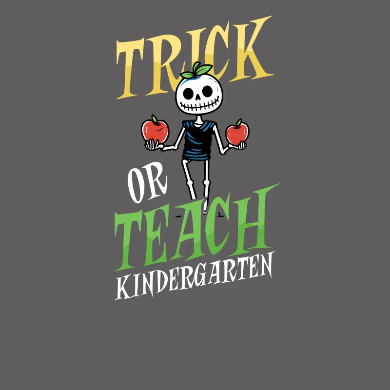Kindergärtnerin Trick Oder Teach Skeleton