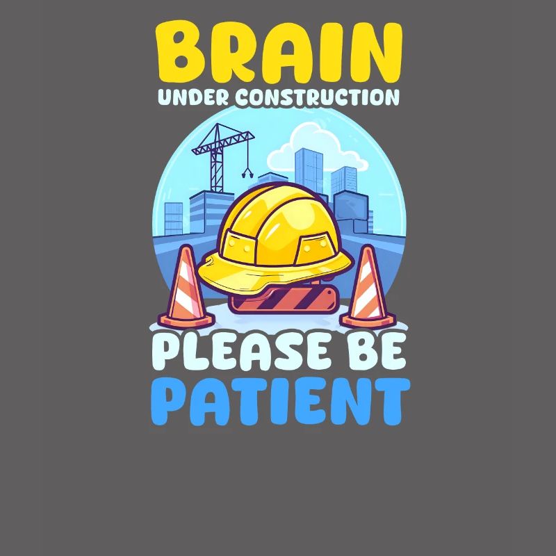 Depression Awareness Brain Under Construction