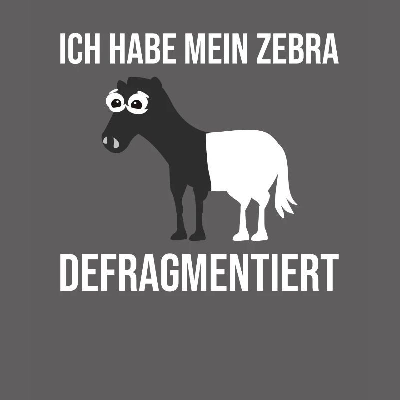 Zebra Defragmentiert Computer Programmierer