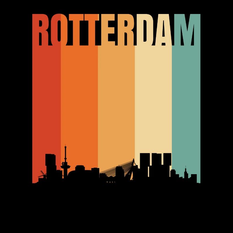 Rotterdam Pays-Bas Skyline