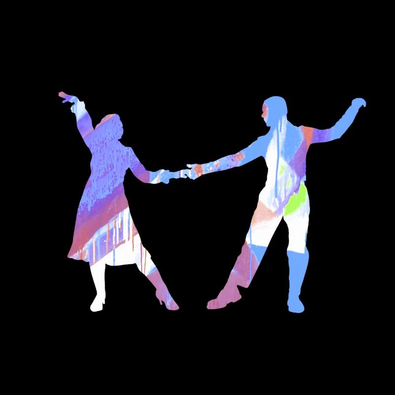 Couple Dance, Dancer, Dancing, Graffiti,Couple