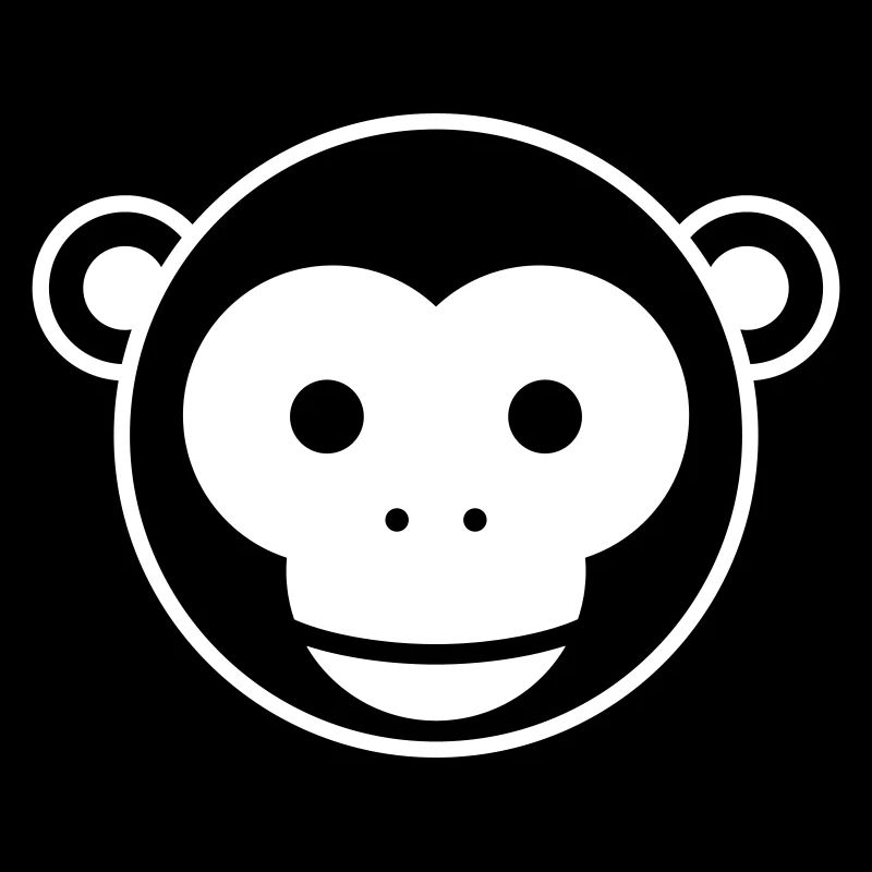 Monkey Head – Cute Monkey Face Cartoon