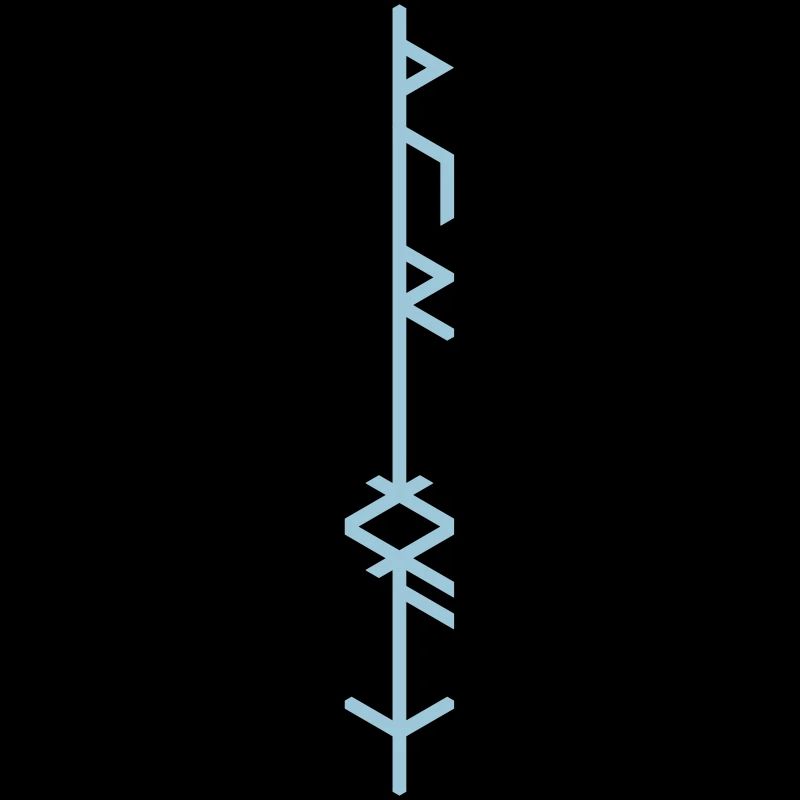 Thüringer "Þuringa" Stab-Binderune, Quantum Runes©