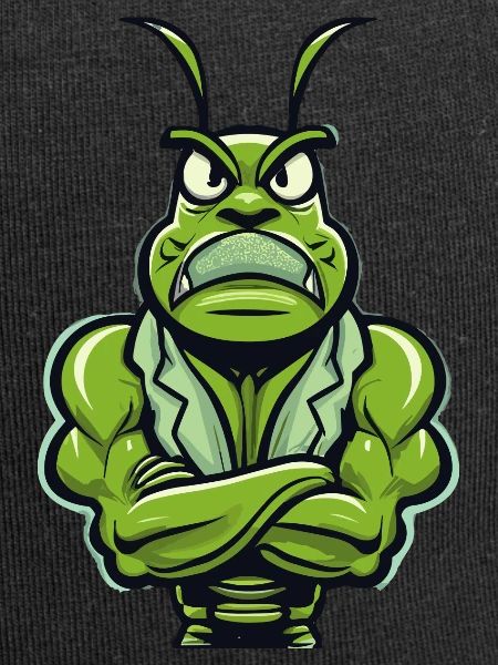 Bodybuilder Grasshopper