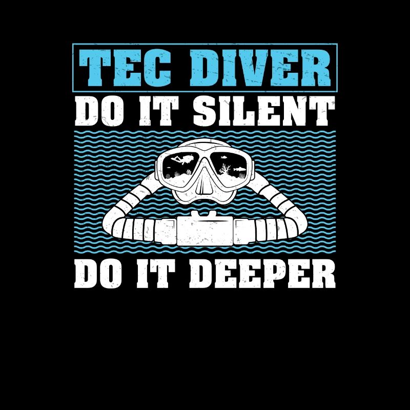 Tec Diver Do It Silent Do It Deeper Funny