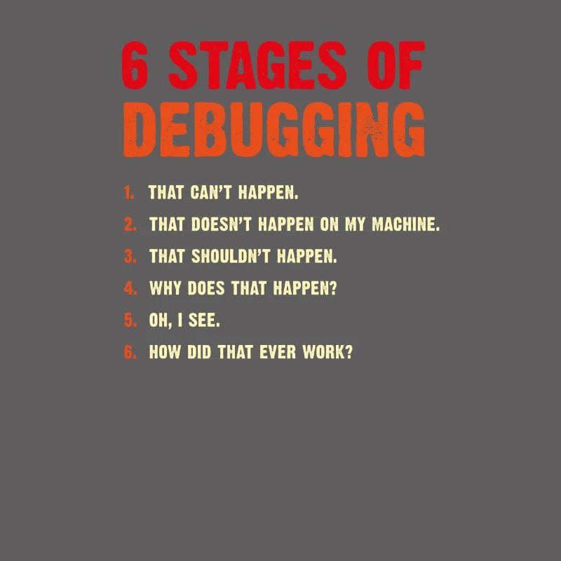 Développeur débogage Computer Scientist Geek Coder