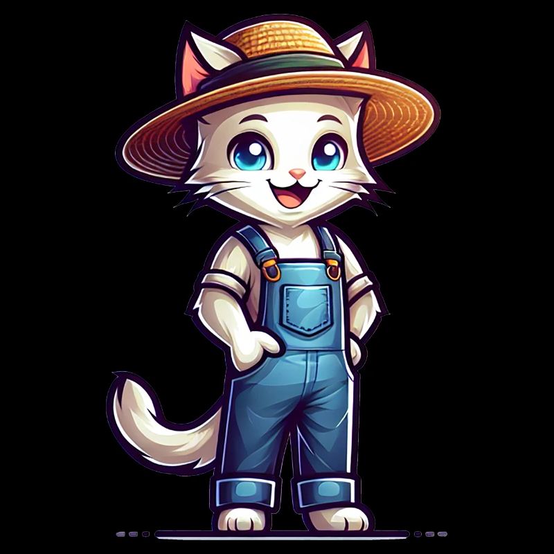 Cute Cat Farmer