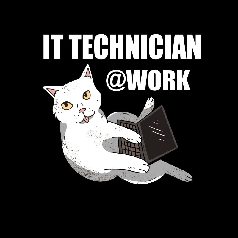 IT Technician Cat Programmer Techie