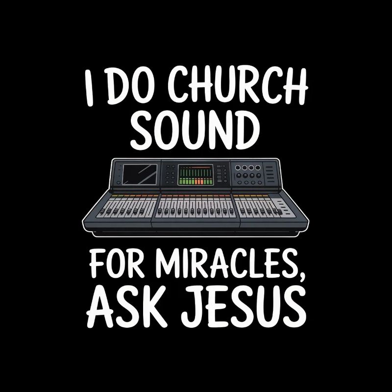 I Do Church Sound For Miracles Audio Engineer