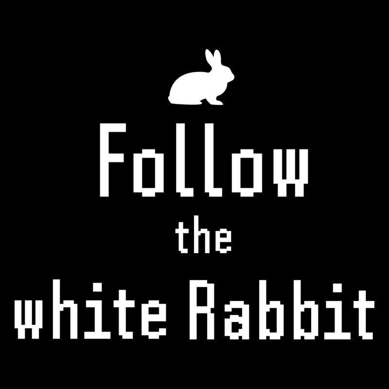 suivez le lapin blanc