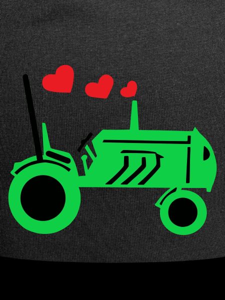 Traktor Oldtimer mit Herzen