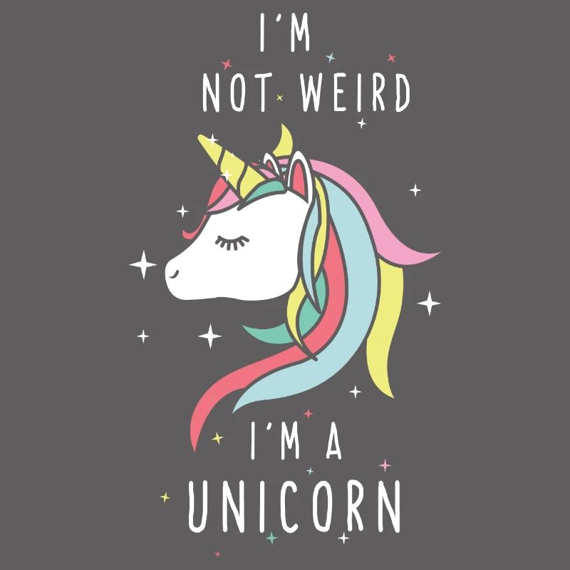 Ich bin nicht komisch ich bin ein Einhorn
