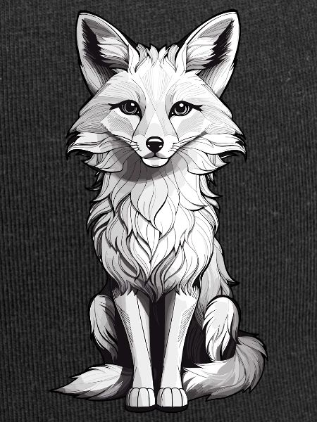 Niedlicher Fuchs Waldtier