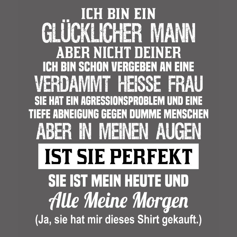 Ehemann Geschenk Ich bin ein glücklicher Mann