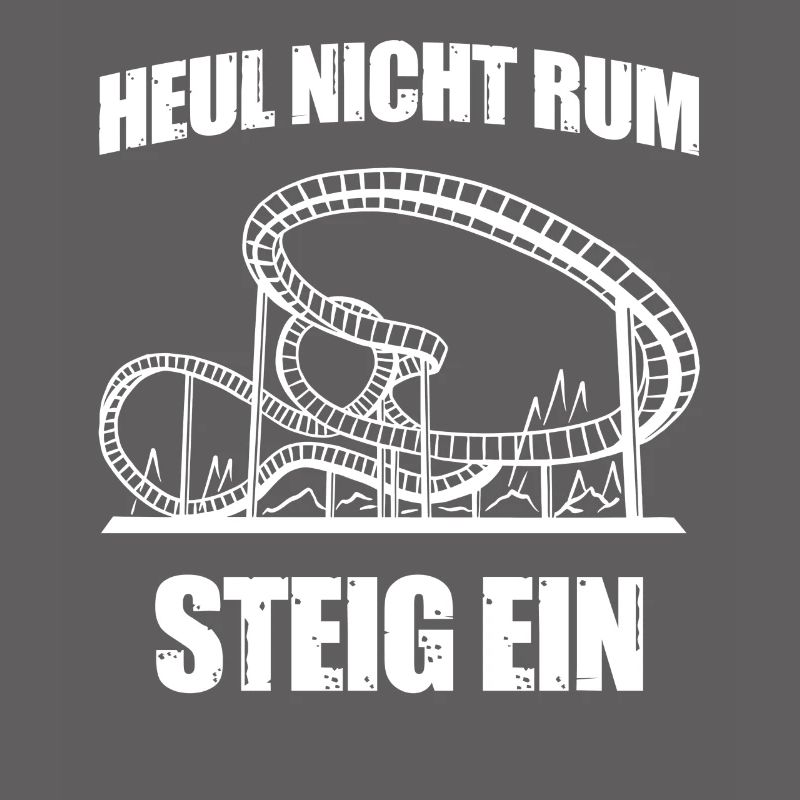 Steig ein Freizeitpark Rollercoaster Achterbahn