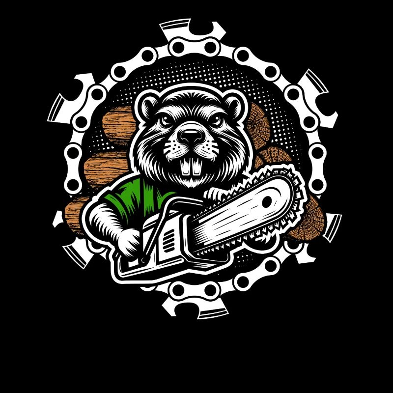 Castor tronçonneuse Bûcheron Forester Forester