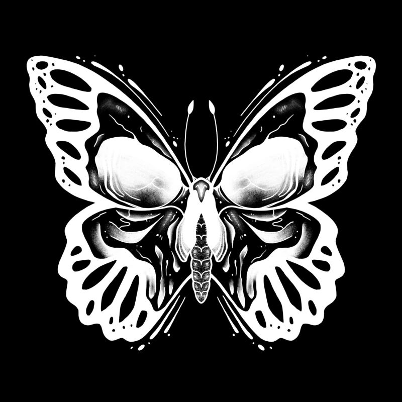 Papillon crâne normal