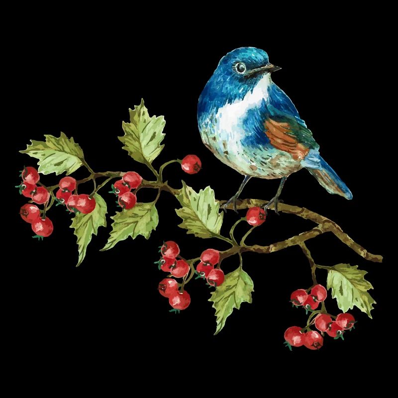 Bunter Vogel