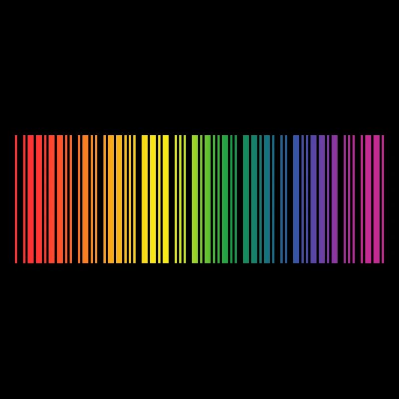 Make Love Barcode Scanbar Rainbow Gift LGBT