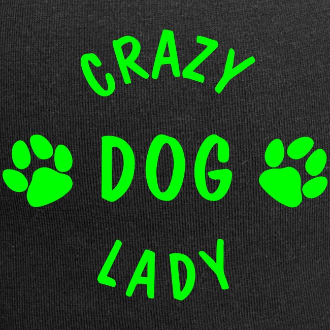crazy dog lady - Jersey-Beanie