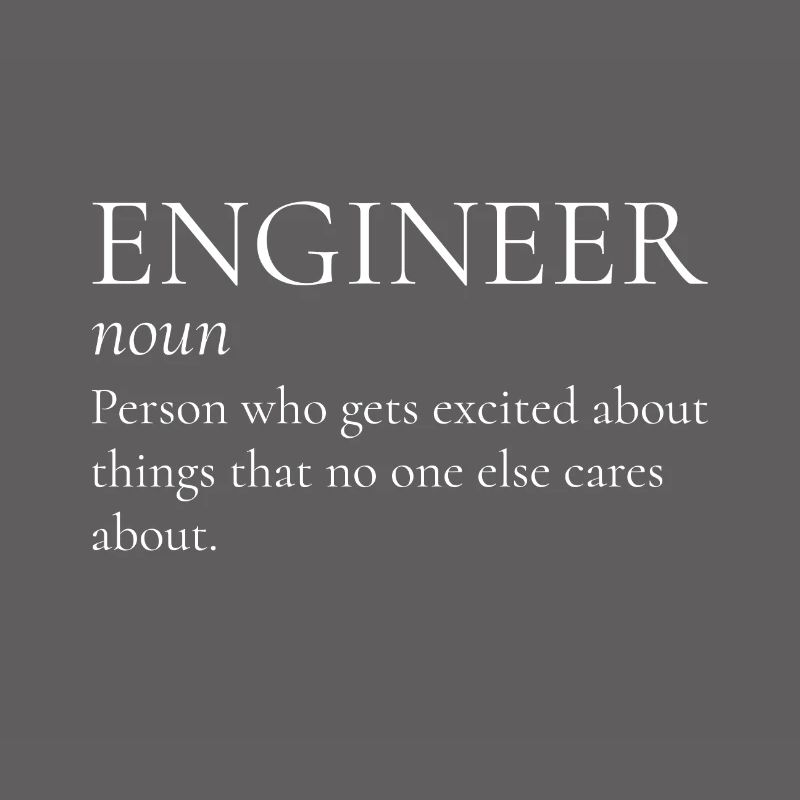 Engineer definition technician gift