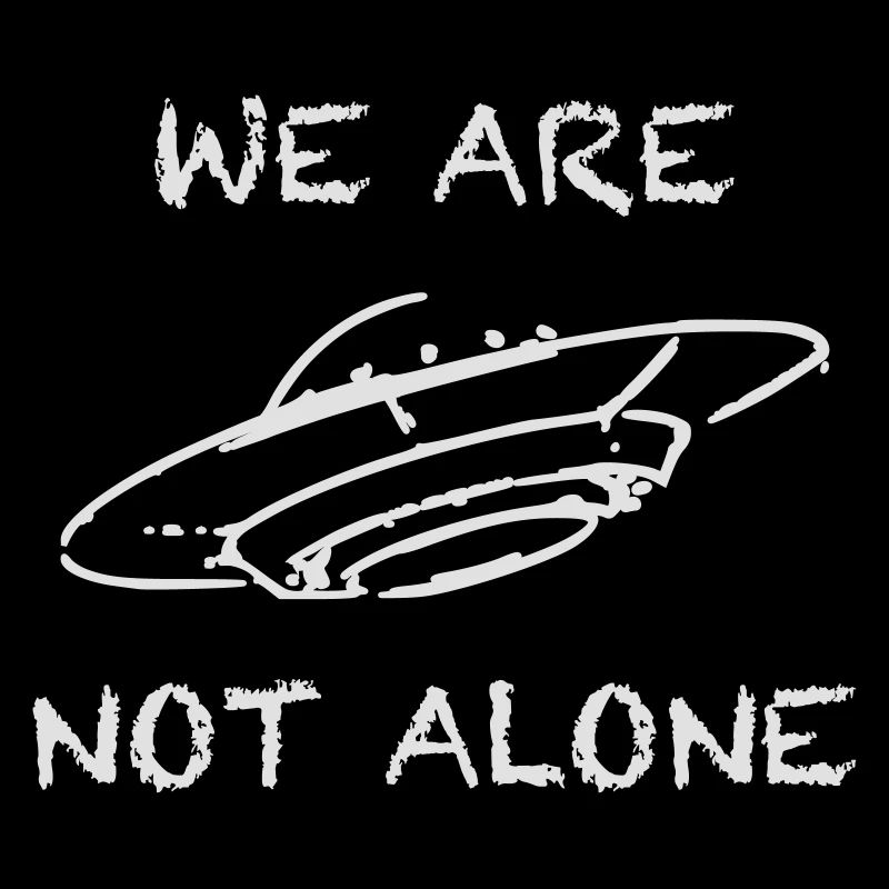 We Are Not Alone UFO Alien Spaceship