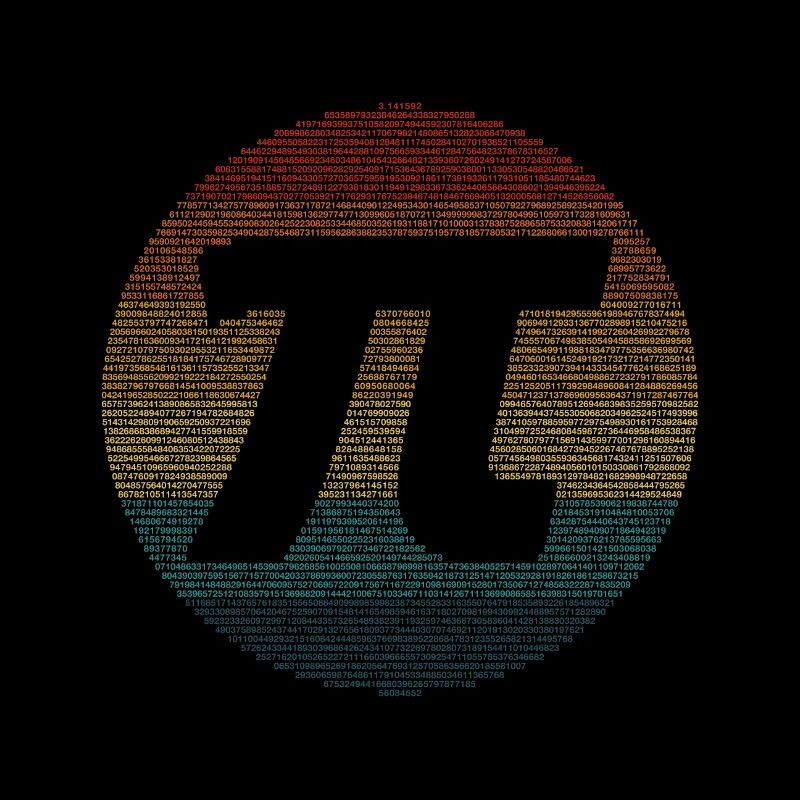 Pi Tag, weil wir pi lieben