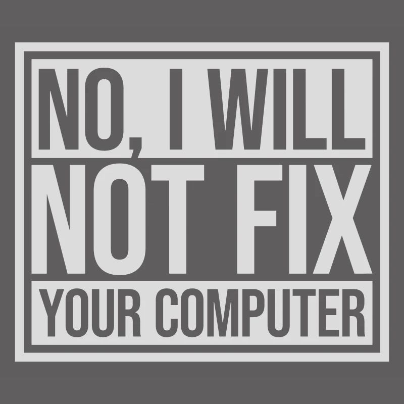 not fix your computer