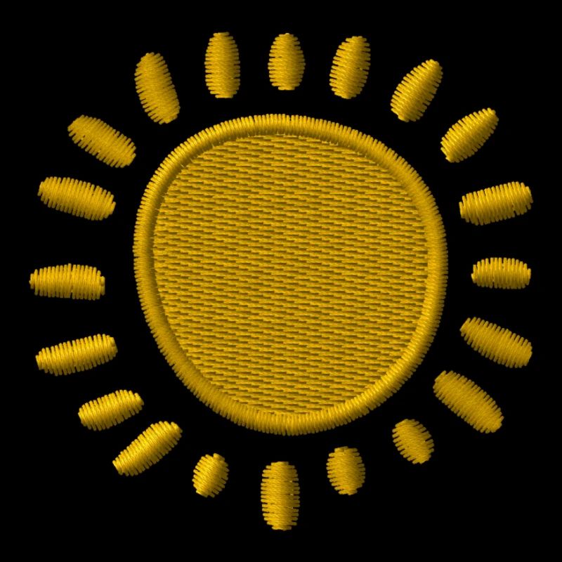 Brodé soleil