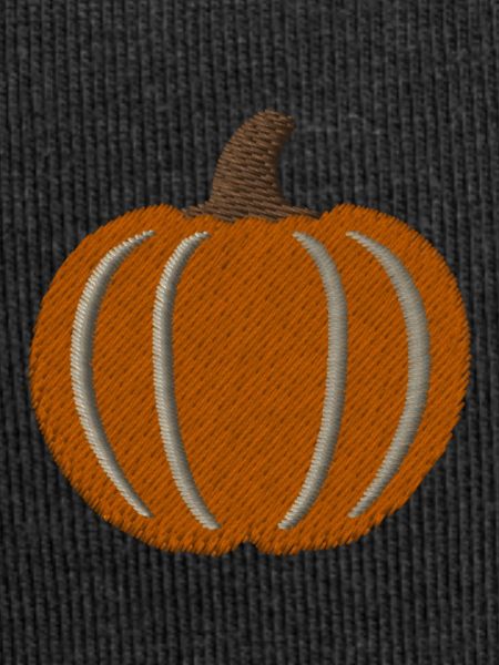 Pumpkin embroidered