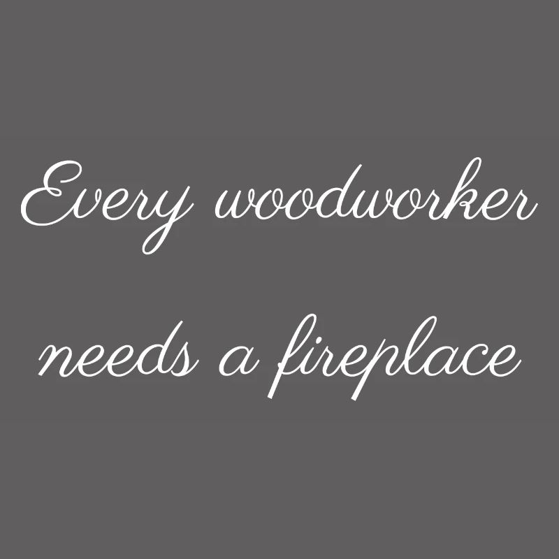 present idea cabinetmaker forest work chop wood