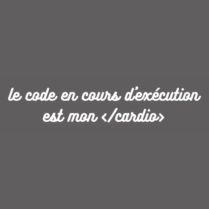 Le code en cours d'exécution est mon