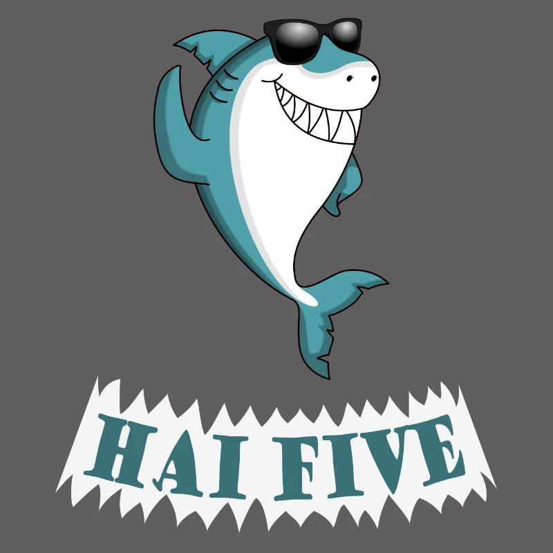 Haifisch High Five oder in dem Fall: HAI FIVE!