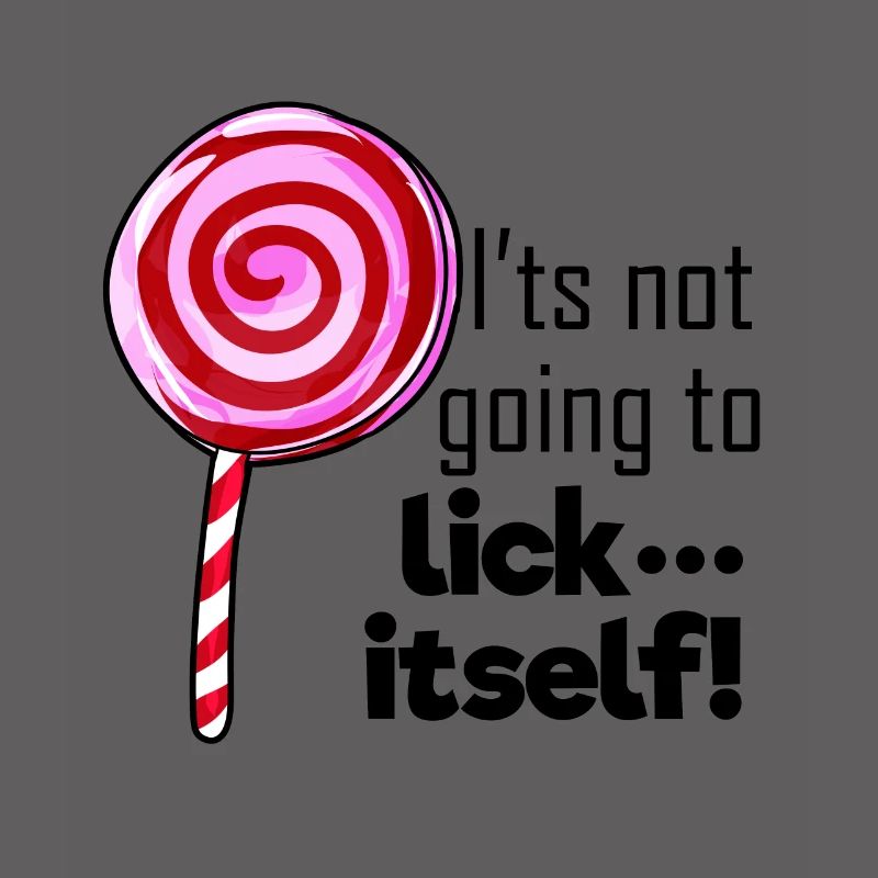 He does not lick himself by himself - lollipops penis