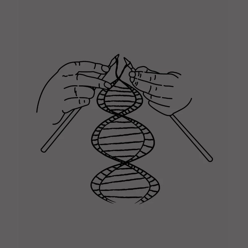 Decryption DNA DNA Code Knitting