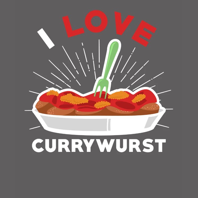 Currywurst Ich liebe Currywurst